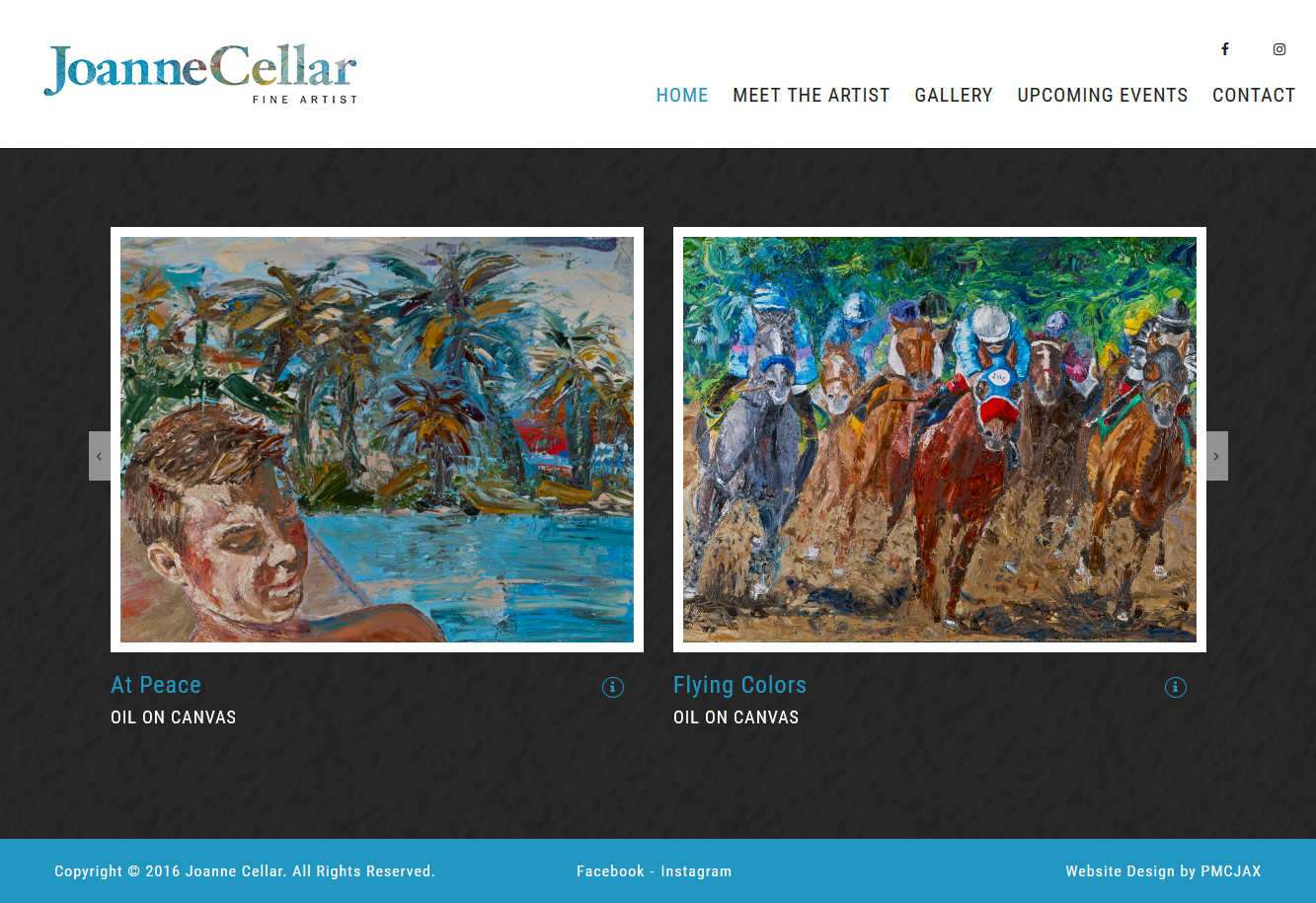 Responsive Artist Website Design
