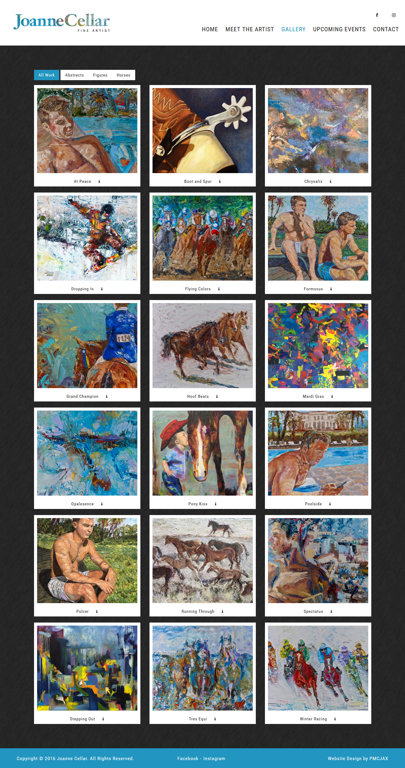 Responsive Artist Website Design
