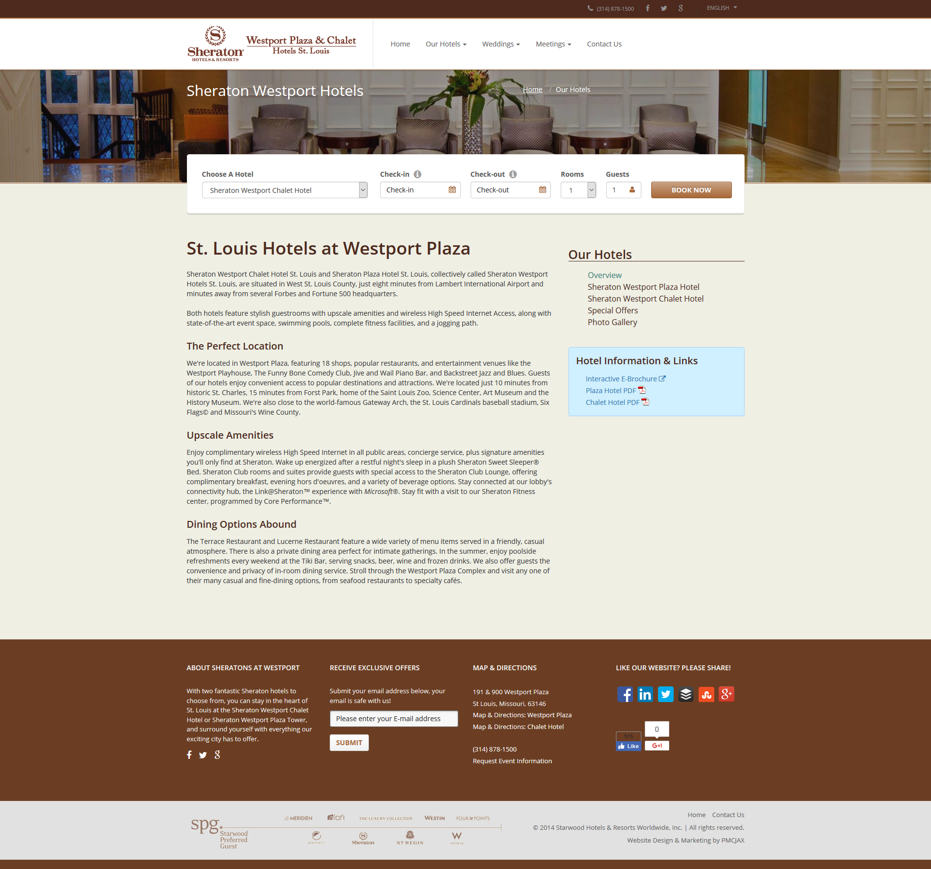 Custom Hotel Website Design - Hotel Overview
