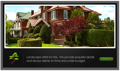 Click to enlarge Jacksonville Landscaping Website