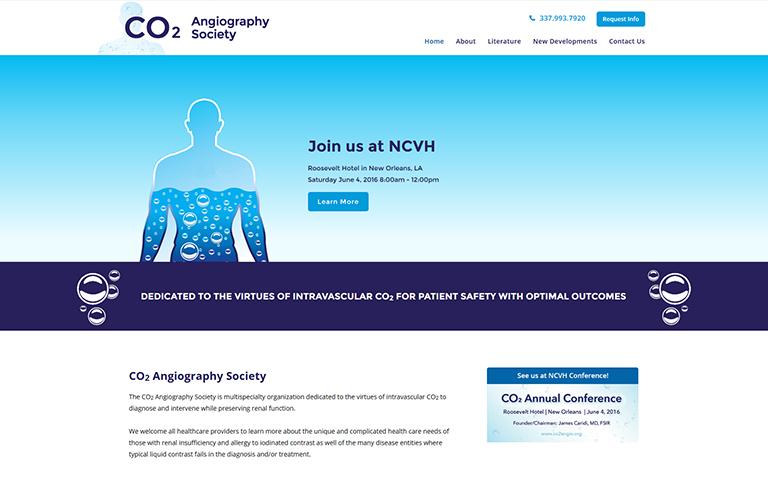 Website Design Company for Medical Society