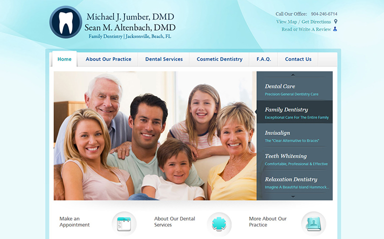 Medical Practice Website Design - Dentist Website Design