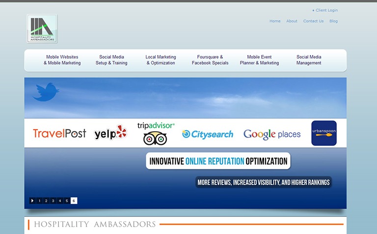 Hospitaliy Website Design Company in Jacksonville