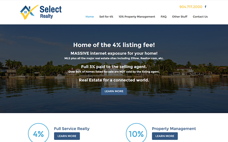 Realty website design company Jacksonville