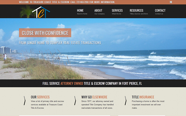 Real Estate Website and Title Company Website Development