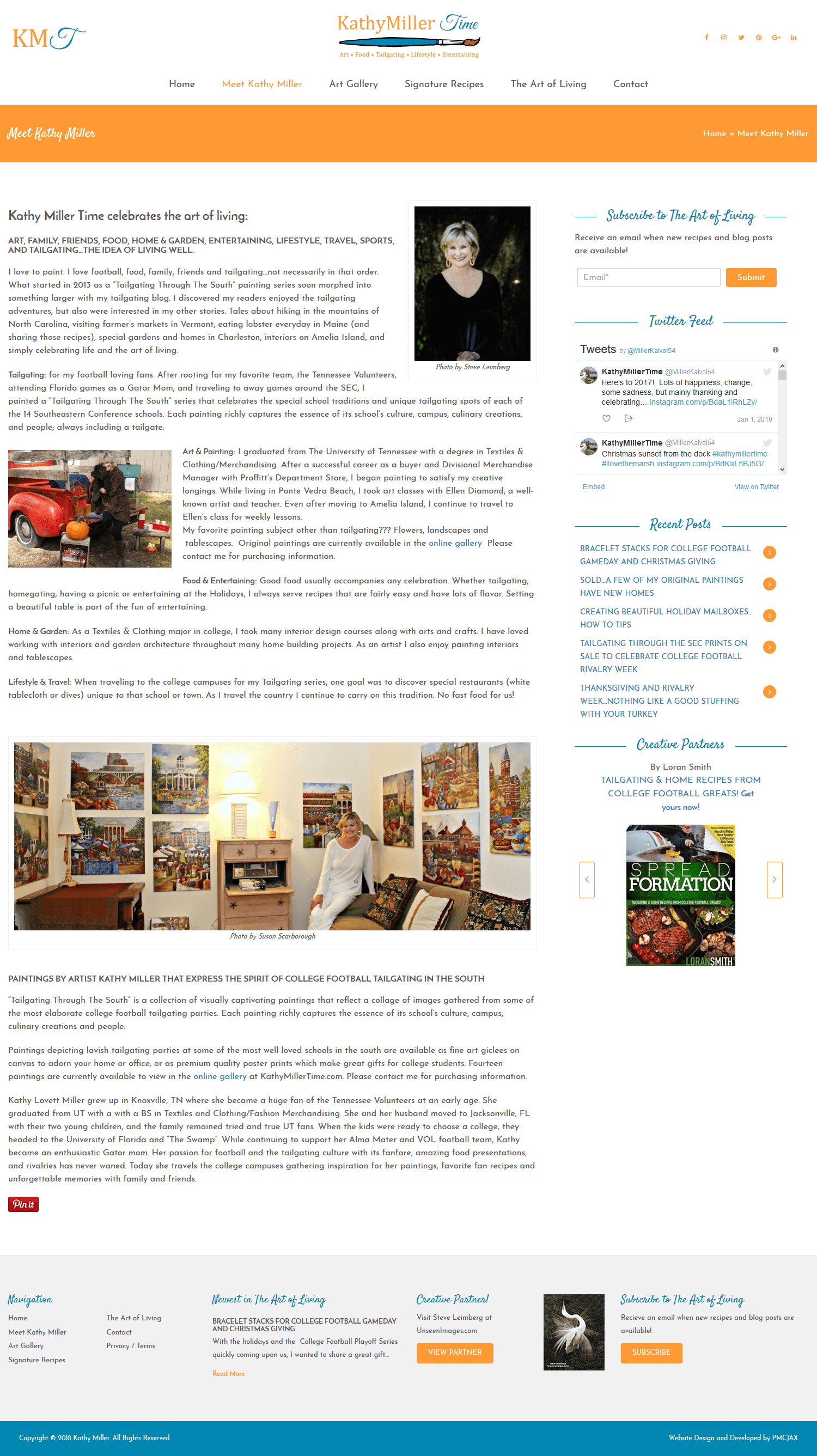 Food Blog Website Design Jacksonville