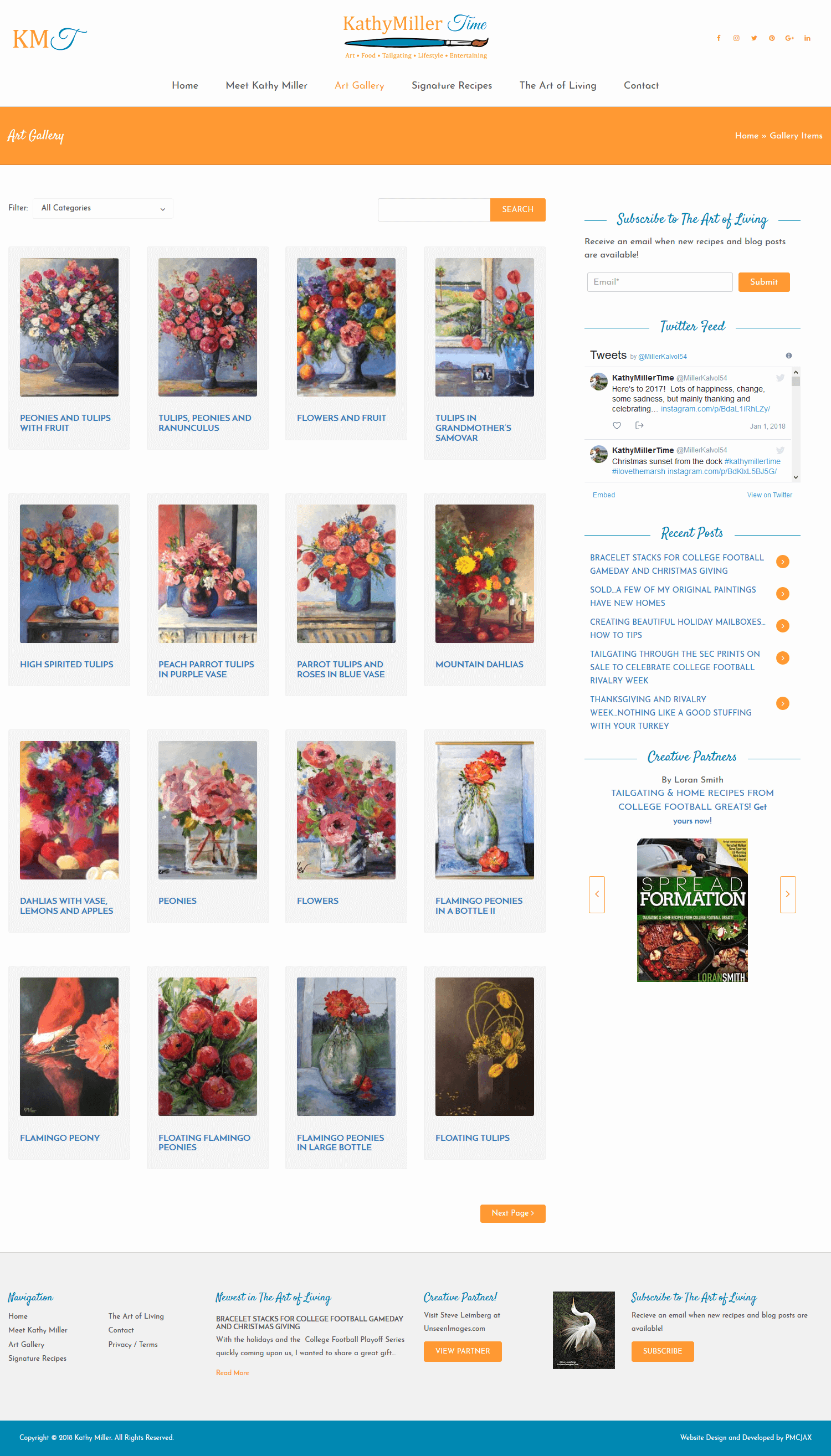 Website Design Company for Blog and Art Portfolio