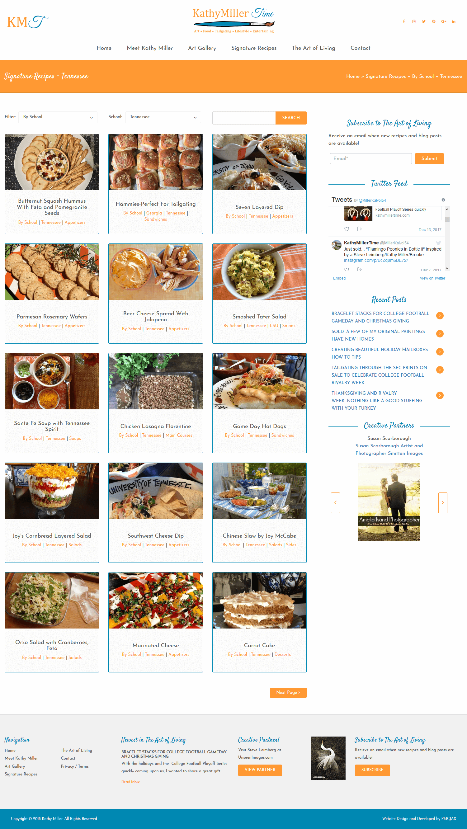 Jacksonville Website Design Company for Food Blog and Recipes
