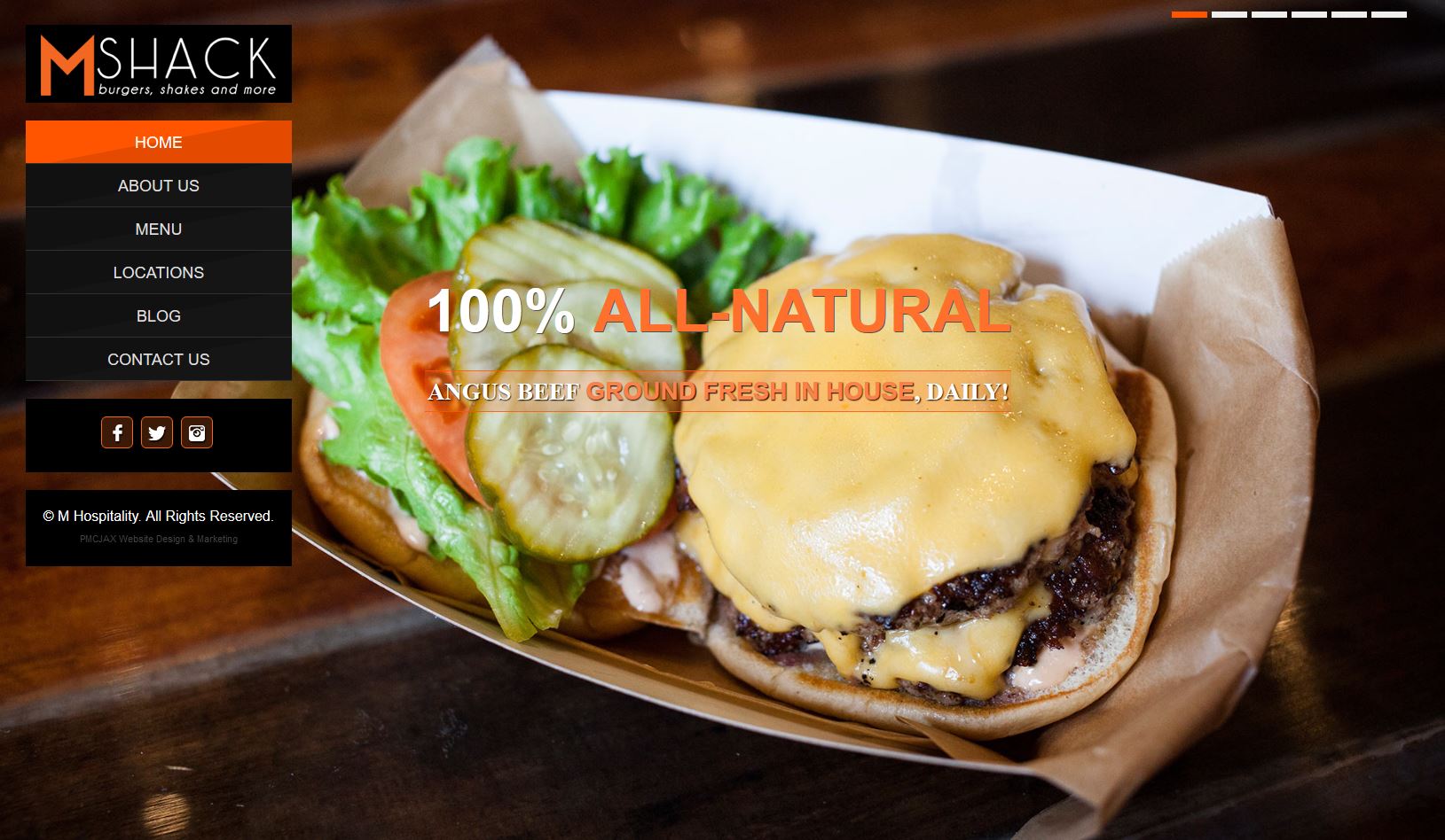 Responsive Restaurant Website Design