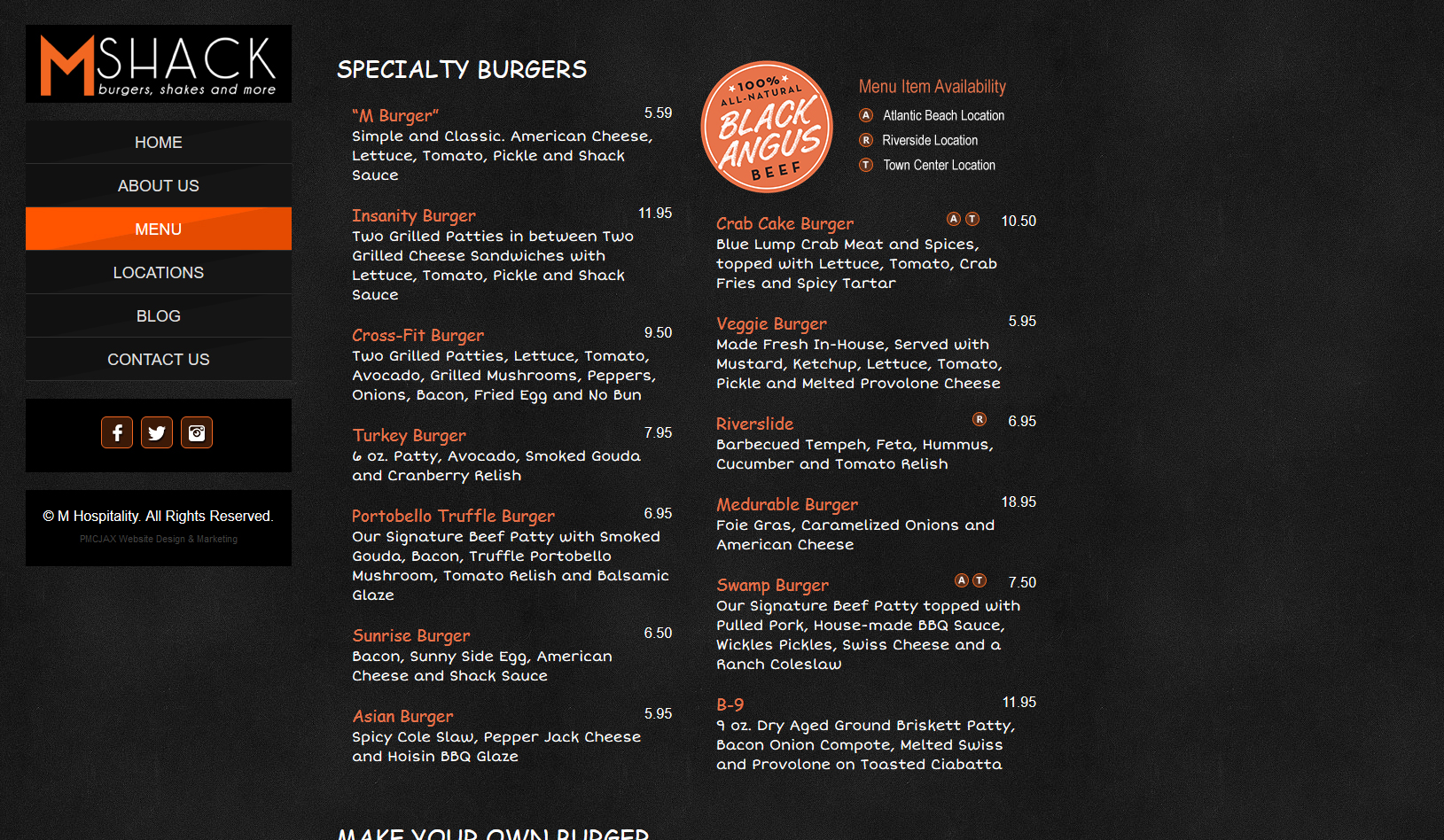 Responsive Restaurant Website Design